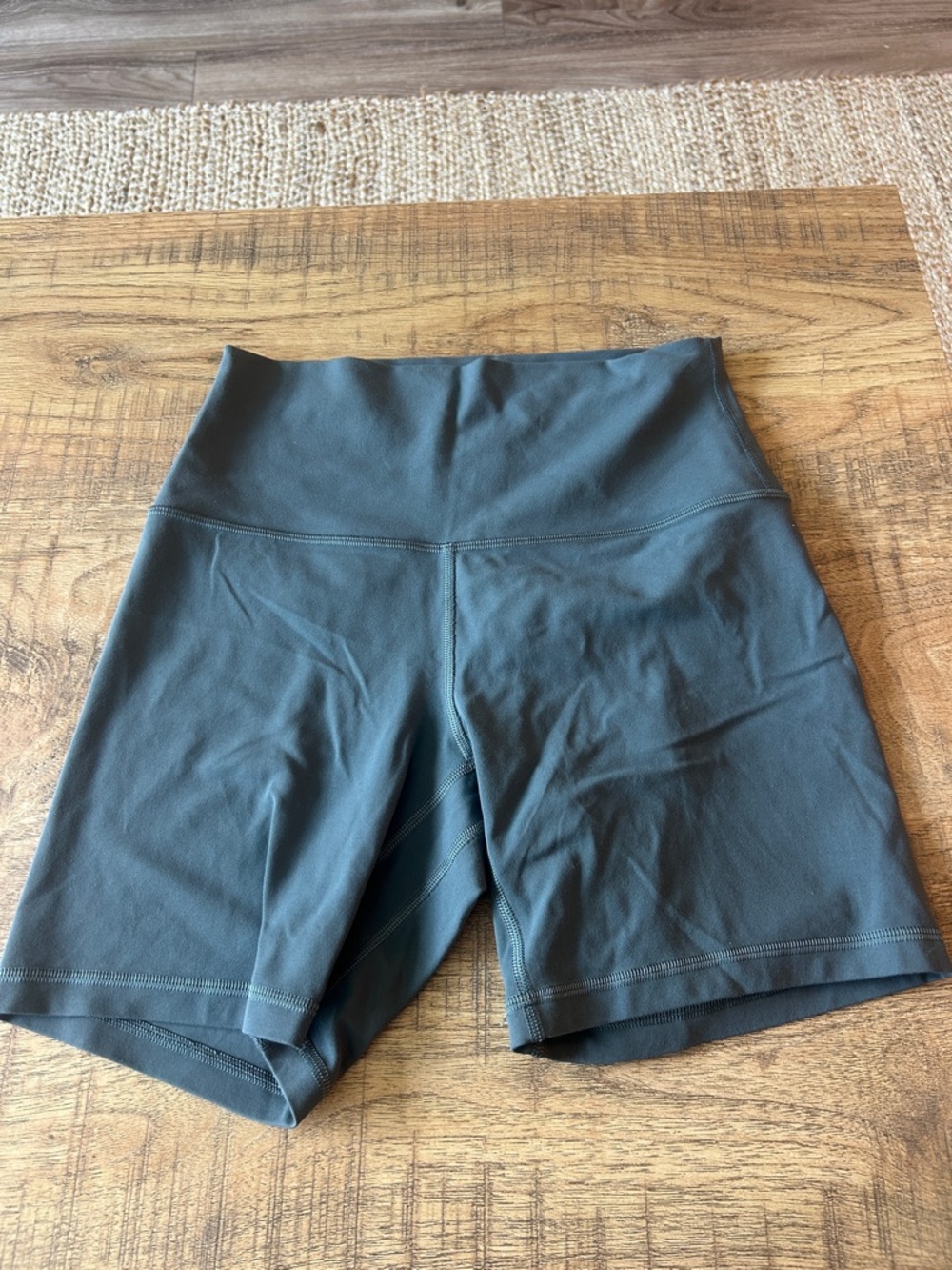 lululemon athletica High-Rise Bike Shorts in oil grey